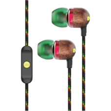 Marley , Earbuds , Smile Jamaica , Wired , In-ear , Microphone , Rasta