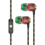 Marley , Earbuds , Smile Jamaica , Wired , In-ear , Microphone , Rasta