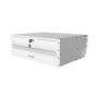 Lanberg AK-2004-S , 19 Drawer 4U, max load capacity up to 90 kg, 4 point assembly , 48.26 x 36 x 17.6 cm , Gray