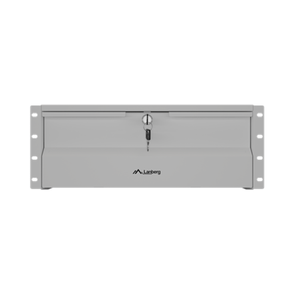 Lanberg AK-2004-S , 19 Drawer 4U, max load capacity up to 90 kg, 4 point assembly , 48.26 x 36 x 17.6 cm , Gray