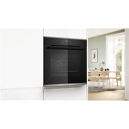Bosch Oven , HBA272BB3 , 71 L , Electric , Pyrolysis/Hydrolytic , Touch control , Height 59.5 cm , Width 59.4 cm , Black