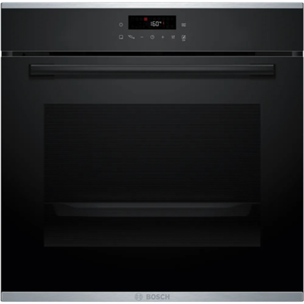 Bosch Oven , HBA272BB3 , 71 L , Electric , Pyrolysis/Hydrolytic , Touch control , Height 59.5 cm , Width 59.4 cm , Black