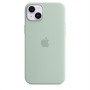 Apple 14 Plus Silicone Case with MagSafe Succulent