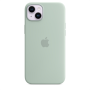 Apple 14 Plus Silicone Case with MagSafe Succulent