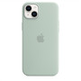 Apple 14 Plus Silicone Case with MagSafe Succulent