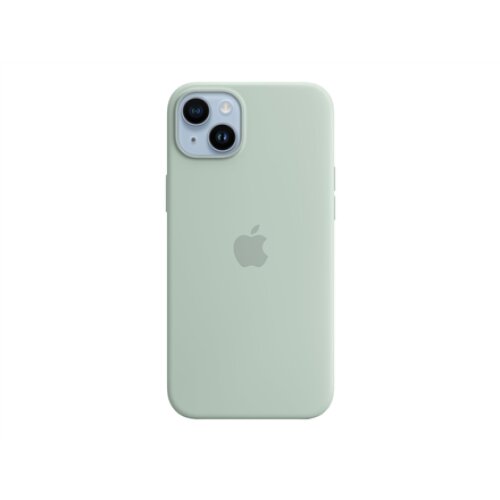 Apple 14 Plus Silicone Case with MagSafe Succulent