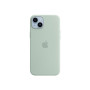 Apple 14 Plus Silicone Case with MagSafe Succulent