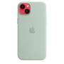 Apple 14 Plus Silicone Case with MagSafe Succulent