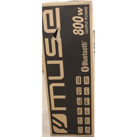 SALE OUT.Muse M-1988DJ Party Box, Wired, Bluetooth, Black Muse Party Box M-1988DJ DAMAGED PACKAGING, SMOLL SCRATCHED ON FRONT Bluetooth Wireless connection Black , Muse , Party Box , M-1988DJ , DAMAGED PACKAGING, SMOLL SCRATCHED ON FRONT , Bluetooth , Bla