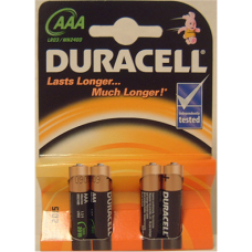Duracell , AAA/LR03 , Alkaline Basic MN2400 , 4 pc(s)