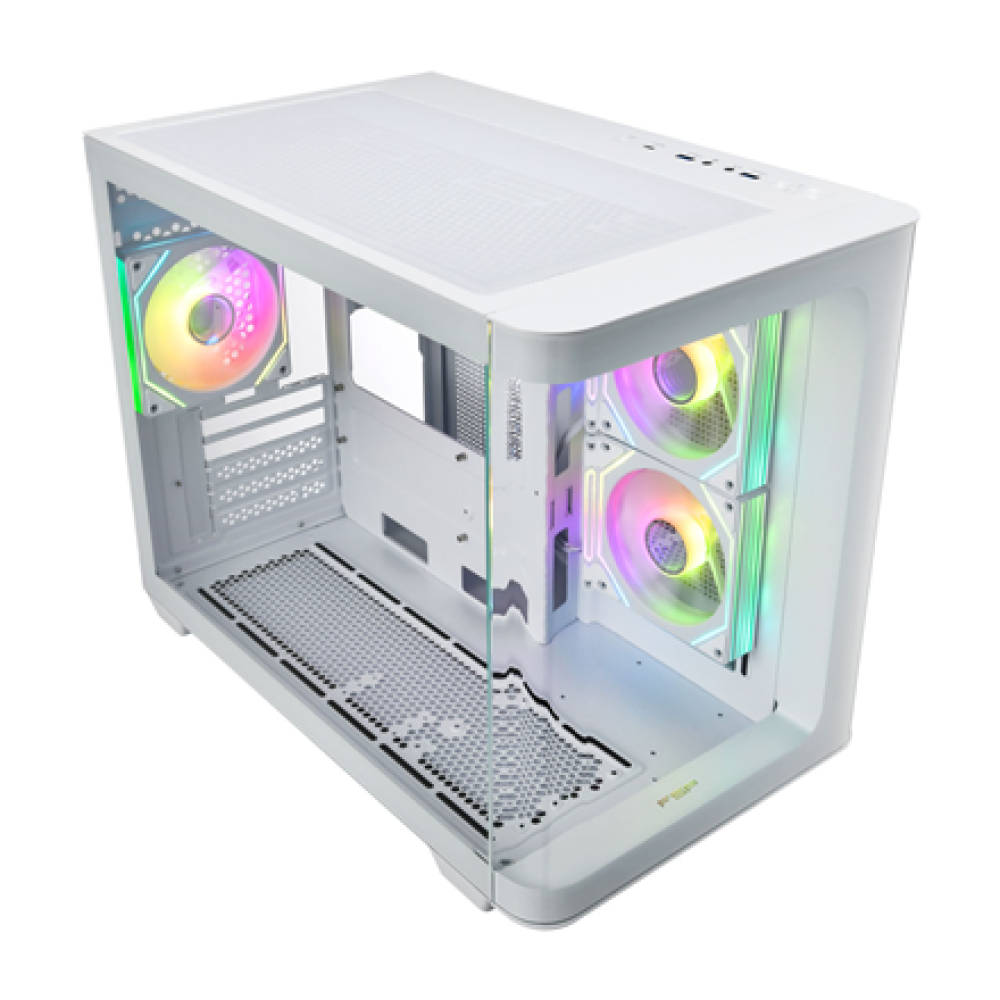 FSP Case , S380 , White , Mid Tower , Power supply included No