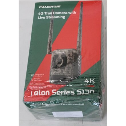 SALE OUT. Reolink Camovue Talon S130 4G LTE Trail Camera , Reolink 4K 4G Cellular Trail Camera with Live Streaming , Talon Series S130 , 24 month(s) , Trail , 8 MP , 4mm/F1.6 , IP67 , H.265 , MicroSD Card, up to 256 GB , DAMAGED PACKAGING