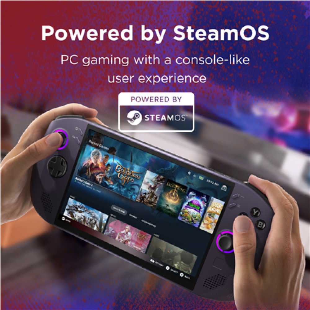 Lenovo Legion Go S 8ARP1 (Power adapter not included) , 8 , Touchscreen , AMD Ryzen Z2 Go , 16 GB , Solid-state drive capacity 512 GB , AMD Radeon Graphics , Steam OS , Bluetooth version 5.3 , Warranty 24 month(s)