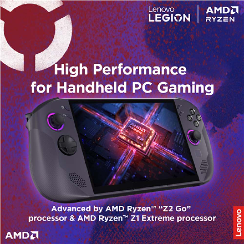 Lenovo Legion Go S 8ARP1 (Power adapter not included) , 8 , Touchscreen , AMD Ryzen Z2 Go , 16 GB , Solid-state drive capacity 512 GB , AMD Radeon Graphics , Steam OS , Bluetooth version 5.3 , Warranty 24 month(s)