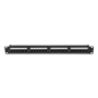 Lanberg , Patch Panel 24 port 1U 19 CAT.6A UTP , PPUA-1024-B , Black