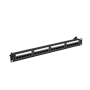 Lanberg , Patch Panel 24 port 1U 19 CAT.6A UTP , PPUA-1024-B , Black