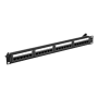 Lanberg , Patch Panel 24 port 1U 19 CAT.6A UTP , PPUA-1024-B , Black