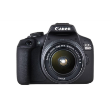 Canon EOS 2000D 18-55 IS II EU26 SLR Camera Kit, Megapixel 24.1 MP, Image stabilizer, ISO 12800, Display diagonal 3.0 , Wi-Fi, Video recording, APS-C, Black