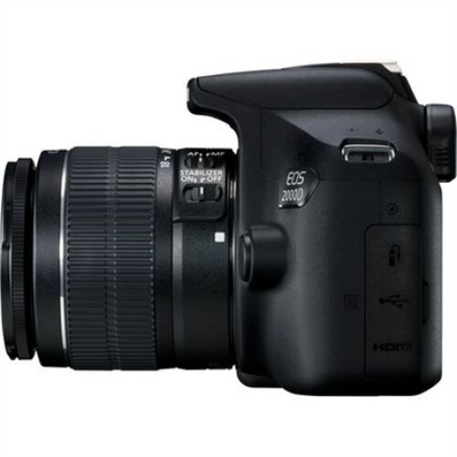 Canon , EOS , 2000D 18-55 IS II EU26 , SLR Camera Kit , Megapixel 24.1 MP , Image stabilizer , ISO sensitivity (max) 12800 , Display diagonal 3.0 , Wi-Fi , Video recording , APS-C , Black