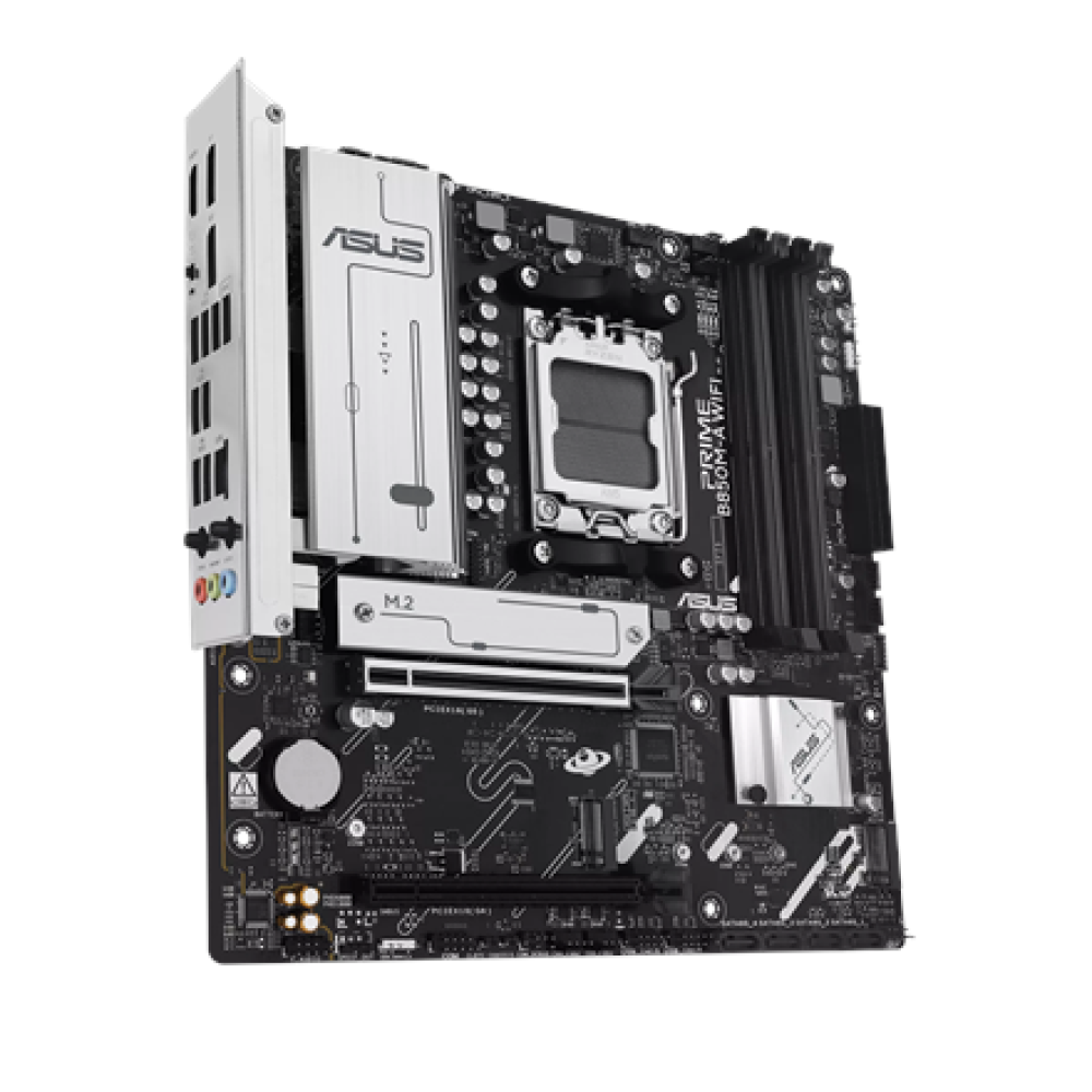 Asus PRIME B850M-A WIFI , Processor family AMD , Processor socket AM5 , DDR5 , Supported hard disk drive interfaces SATA, M.2 , Number of SATA connectors 4