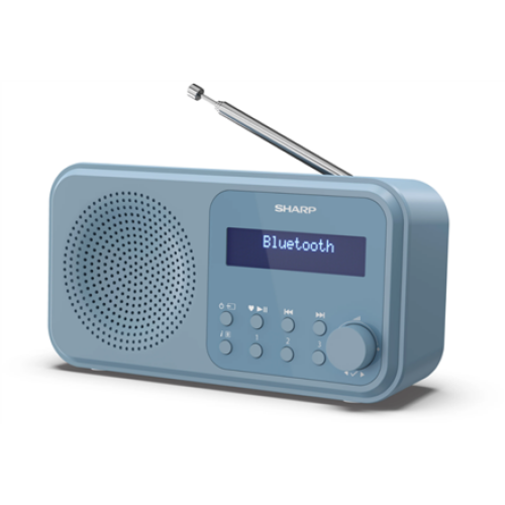 Sharp , Tokyo Digital Radio , DR-P420(BL) , Bluetooth , Blue , Portable , Wireless connection