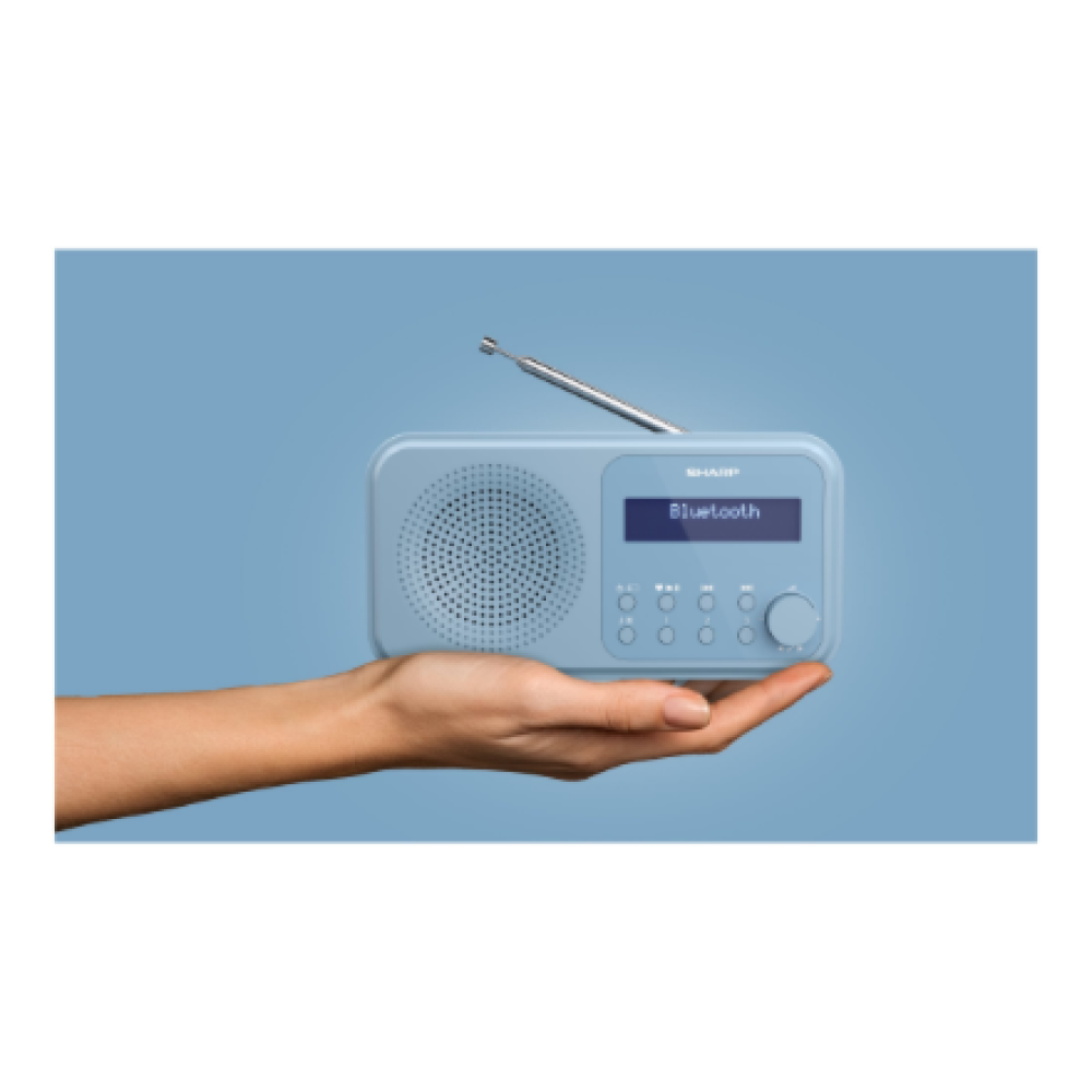Sharp , Tokyo Digital Radio , DR-P420(BL) , Bluetooth , Blue , Portable , Wireless connection