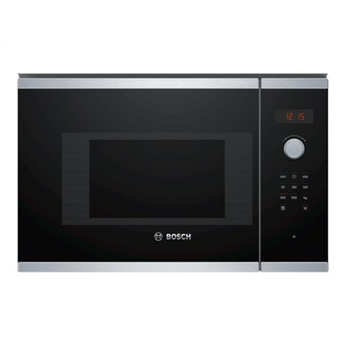 Bosch , Microwave Oven , BFL523MS0 , Built-in , 20 L , 800 W , Stainless steel/Black