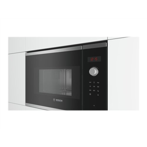 Bosch , Microwave Oven , BFL523MS0 , Built-in , 20 L , 800 W , Stainless steel/Black