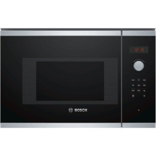 Bosch , Microwave Oven , BFL523MS0 , Built-in , 20 L , 800 W , Stainless steel/Black Bosch , Microwave Oven , BFL523MS0 , Built-in , 20 L , 800 W , Stainless steel/Black