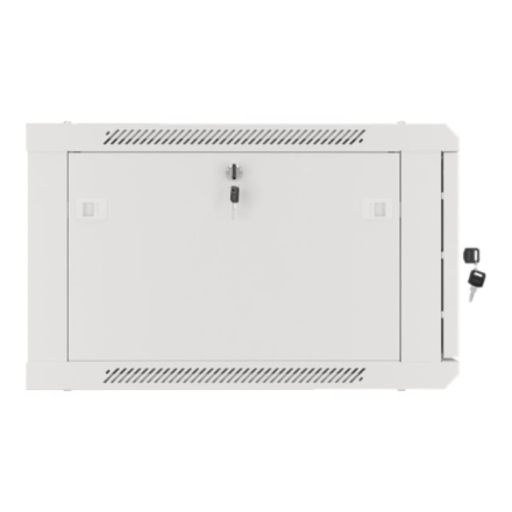 Lanberg , Rack cabinet 19 wall-mount 12U/600x450 for self-assembly with metal door (flat pack) , WF01-6412-00S , Grey
