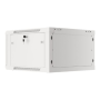 Lanberg , Rack cabinet 19 wall-mount 12U/600x450 for self-assembly with metal door (flat pack) , WF01-6412-00S , Grey