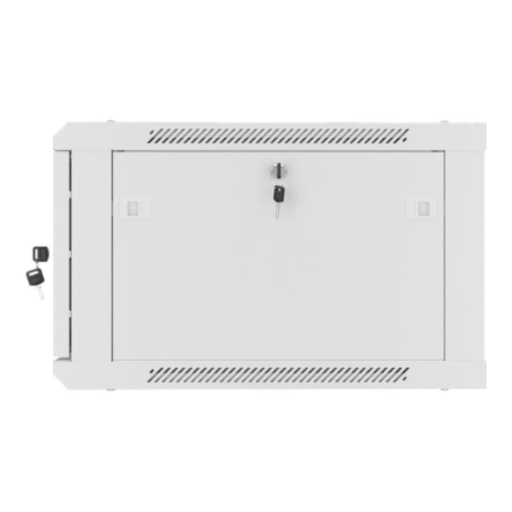 Lanberg , Rack cabinet 19 wall-mount 12U/600x450 for self-assembly with metal door (flat pack) , WF01-6412-00S , Grey