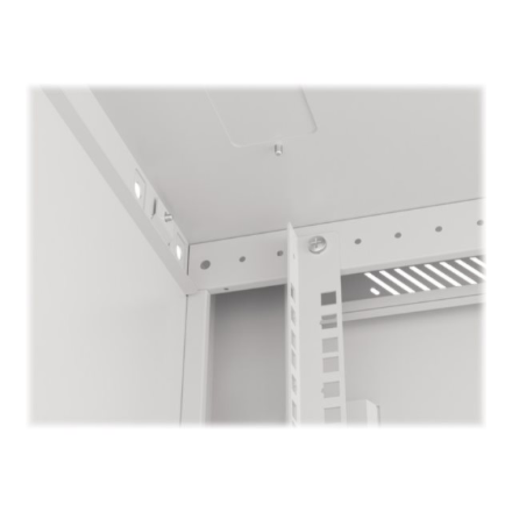Lanberg , Rack cabinet 19 wall-mount 12U/600x450 for self-assembly with metal door (flat pack) , WF01-6412-00S , Grey