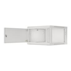 Lanberg , Rack cabinet 19 wall-mount 12U/600x450 for self-assembly with metal door (flat pack) , WF01-6412-00S , Grey