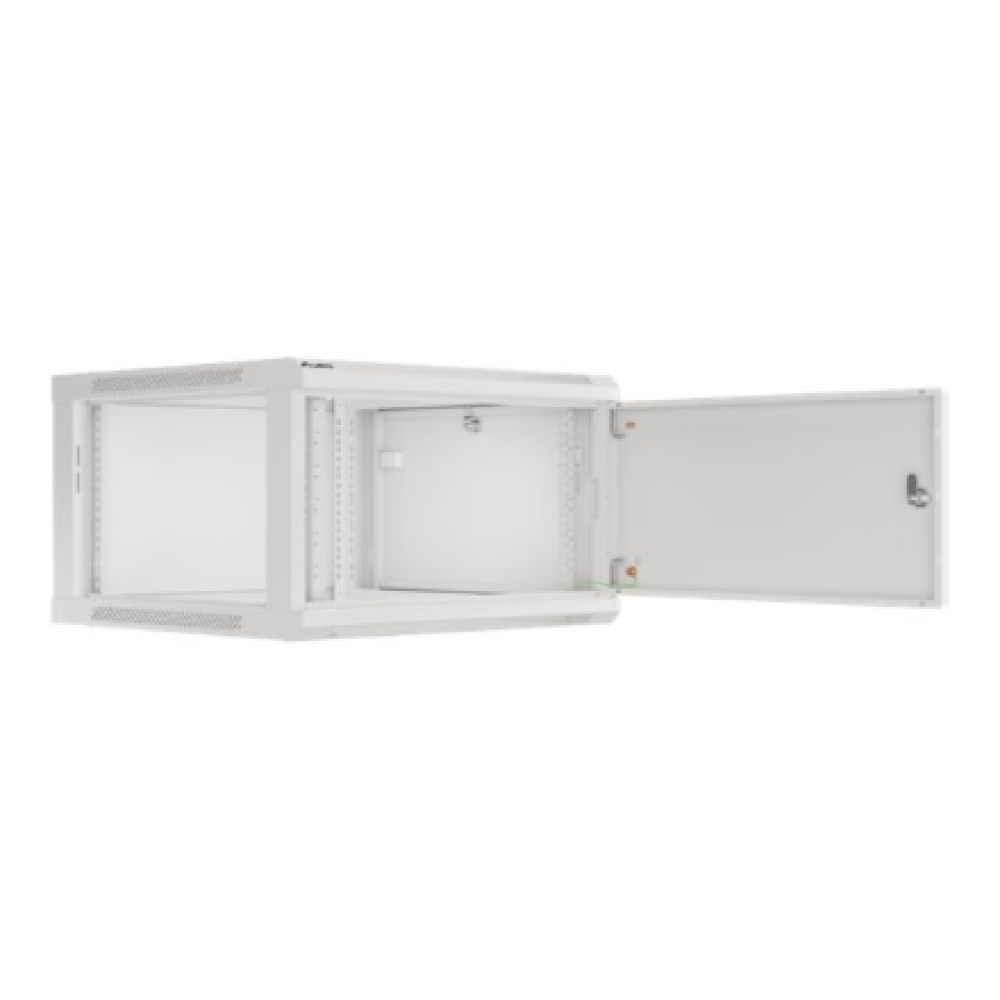 Lanberg , Rack cabinet 19 wall-mount 12U/600x450 for self-assembly with metal door (flat pack) , WF01-6412-00S , Grey