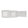Lanberg , Rack cabinet 19 wall-mount 12U/600x450 for self-assembly with metal door (flat pack) , WF01-6412-00S , Grey