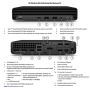 HP Renewed Grade B , EliteDesk 805 G6 Desktop Mini , AMD Ryzen 5 PRO , 2400GE , 16 GB , SSD , 512 GB , AMD Radeon Graphics , Windows 11 Pro