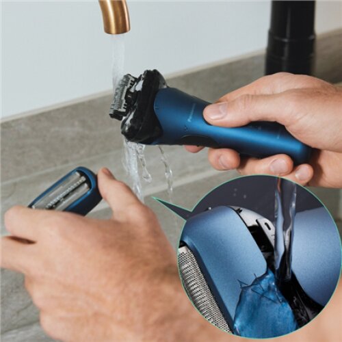 Panasonic , Shaver , ES-LT4B-A803 , Operating time (max) 45 min , Wet & Dry , Dark blue
