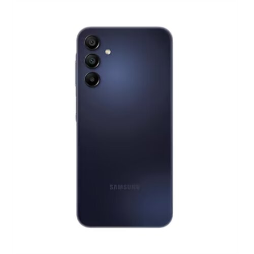 Samsung , Galaxy , A15 (A156) , Blue Black , 6.5 , 1080 x 2340 pixels , Mediatek , Dimensity 6100+ (6 nm) , Internal RAM 4 GB , 128 GB , Dual SIM , Nano-SIM , 4G , 5G , Main camera resolution 50+5+2 MP , Secondary camera resolution 13 MP , Android , 14