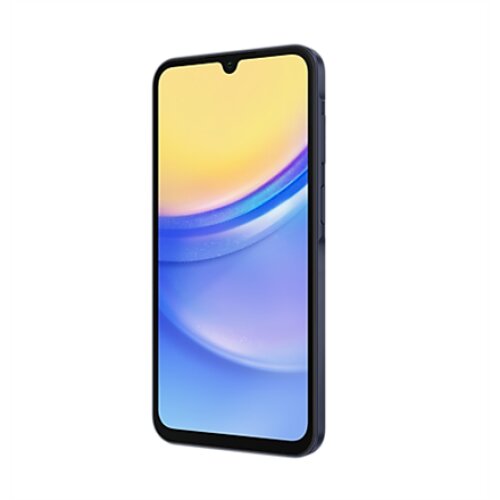 Samsung , Galaxy , A15 (A156) , Blue Black , 6.5 , 1080 x 2340 pixels , Mediatek , Dimensity 6100+ (6 nm) , Internal RAM 4 GB , 128 GB , Dual SIM , Nano-SIM , 4G , 5G , Main camera resolution 50+5+2 MP , Secondary camera resolution 13 MP , Android , 14