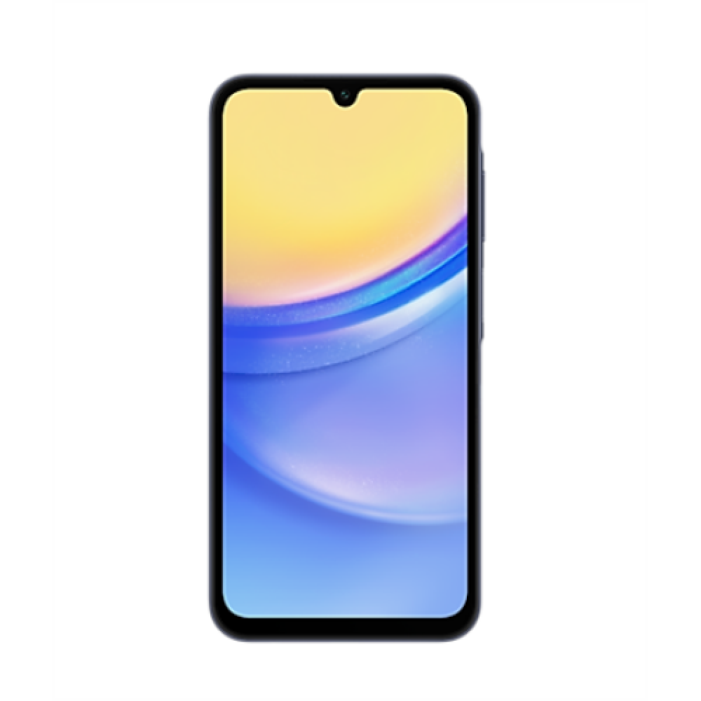 Samsung , Galaxy , A15 (A156) , Blue Black , 6.5 , 1080 x 2340 pixels , Mediatek , Dimensity 6100+ (6 nm) , Internal RAM 4 GB , 128 GB , Dual SIM , Nano-SIM , 4G , 5G , Main camera resolution 50+5+2 MP , Secondary camera resolution 13 MP , Android , 14