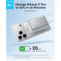 Anker Nano Power Bank 45W with Built-In Retractable USB-C Cable , A1638H21 , 10000 mAh , White