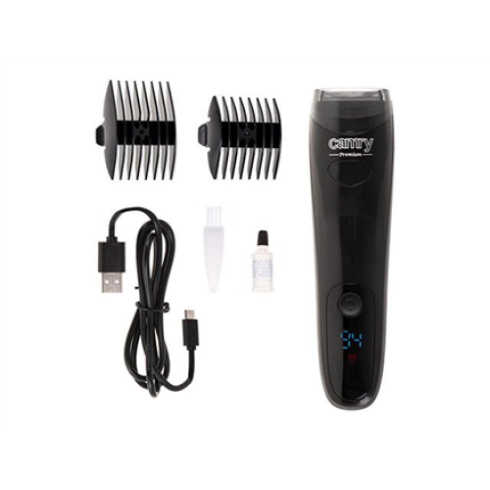 Camry , Beard trimmer , CR 2833 , Cordless , Number of length steps 4 , Black