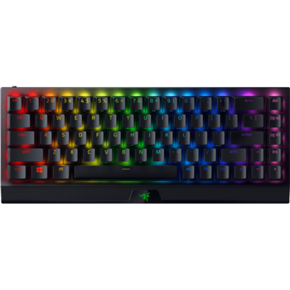 Razer Mechanical Gaming keyboard BlackWidow V3 Mini HyperSpeed Gaming keyboard Razer Chroma RGB customizable backlighting with 16.8 million color options; 1000 Hz Ultrapolling; 65% Form Factor RGB LED light US Wireless Black Wireless connection Yellow Swi
