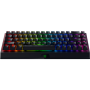 Razer Mechanical Gaming keyboard BlackWidow V3 Mini HyperSpeed Gaming keyboard Razer Chroma RGB customizable backlighting with 16.8 million color options; 1000 Hz Ultrapolling; 65% Form Factor RGB LED light US Wireless Black Wireless connection Yellow Swi