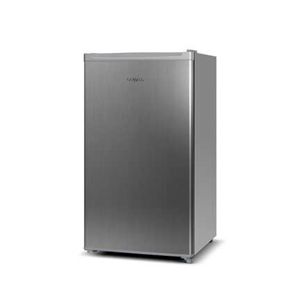 Goddess Refrigerator , GODRSE085GS8SSE , Energy efficiency class E , Free standing , Larder , Height 85 cm , Fridge net capacity 90 L , 39 dB , Silver