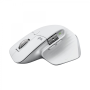 Logitech Mouse , MX MASTER 3S , Wireless , Bluetooth, 2.4GHz , Pale Gray