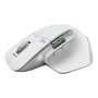Logitech Mouse , MX MASTER 3S , Wireless , Bluetooth, 2.4GHz , Pale Gray