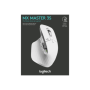 Logitech Mouse , MX MASTER 3S , Wireless , Bluetooth, 2.4GHz , Pale Gray