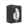 Logitech Mouse , MX MASTER 3S , Wireless , Bluetooth, 2.4GHz , Pale Gray